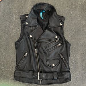 Truth & Pride Leather Motorcycle Vest